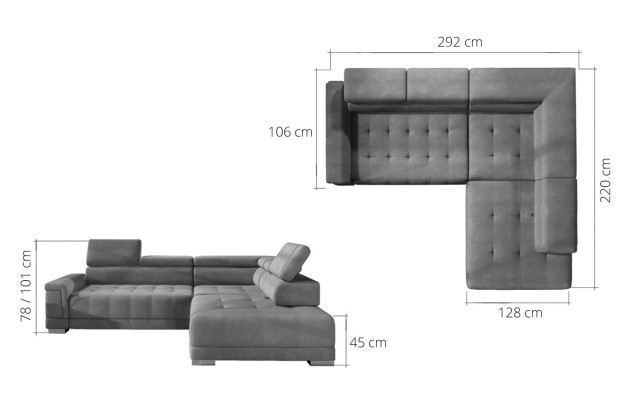 Corner sofa L-shape Couch Living landscape Sofa Corner Design Modern Sofa Fabric new Pink