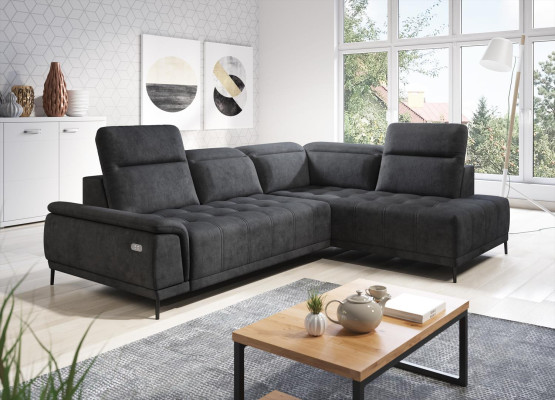 Automatic Corner sofa L-shape Couch Living landscape Suite Design Sofa Fabric