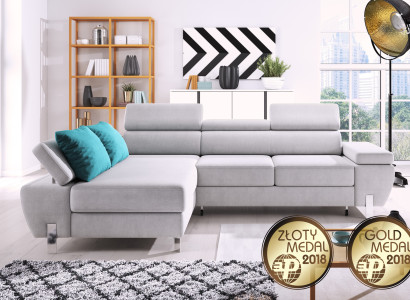Fabric L-shape Couch Living landscape Corner sofa Suite Modern Decor Design Sofa