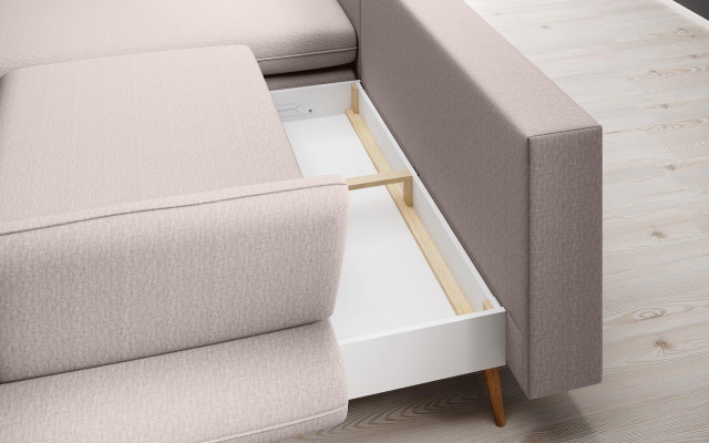 Fabric L-shape Couch Living landscape Corner sofa Sofa Modern Design Beige Sofa Couches
