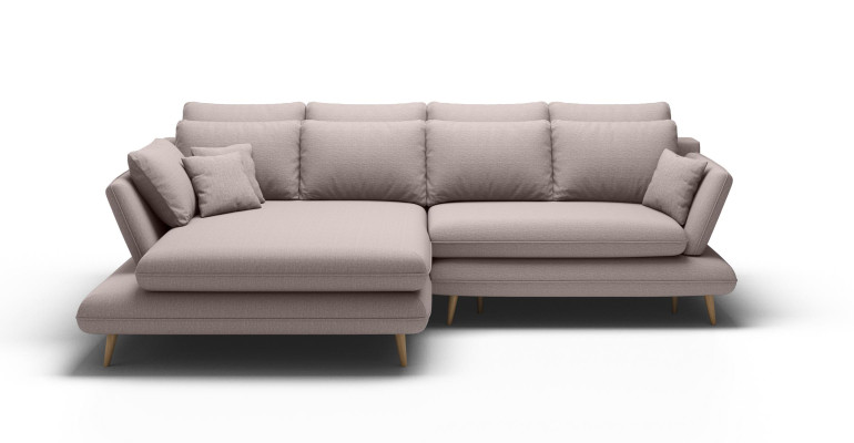 Fabric L-shape Couch Living landscape Corner sofa Sofa Modern Design Beige Sofa Couches