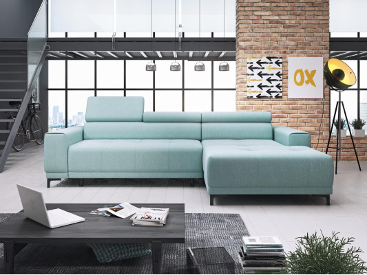 Designer Fabric L-shape Couch Living landscape Corner sofa Sofa Modern Design Sofa Fabric