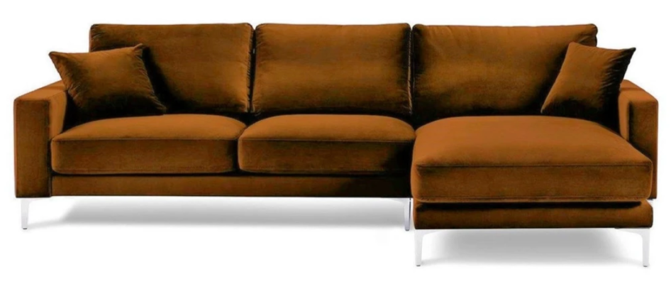 Fabric Living room Design Couches Upholstery Sofa Orange Corner sofa Sofas Italian