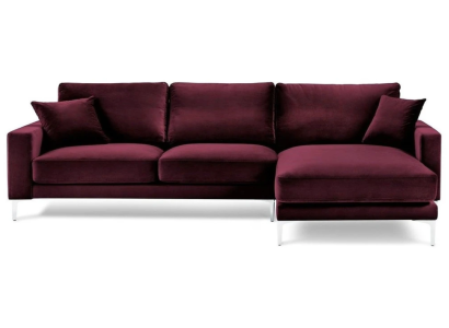 Burgundy Red Design Couches Upholstery Sofa Couches bordaux Corner sofa Fabric Living room