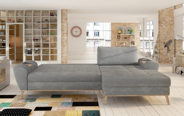 Bed function Living landscape Sofa bed Corner sofa Couch L-shape Sofa Designer