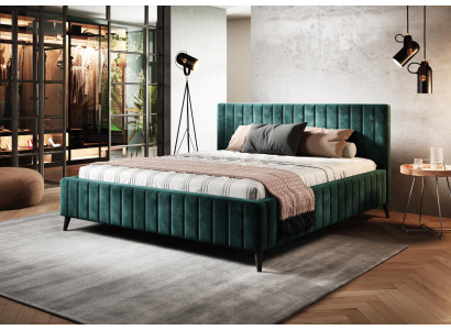 Beds Textile Hotel Luxury Upholstery Bed frame Design Bed Bedroom 180x200
