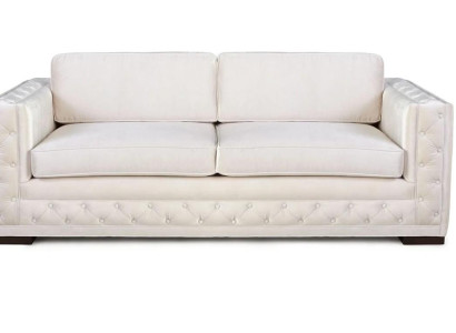 White Chesterfield Modern Design Couches Textile Sofa new Kreative Furniture 3 Seater