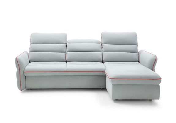 Design Corner sofa Couch Living landscape Textile Upholstery Sofas Leather Multifunction