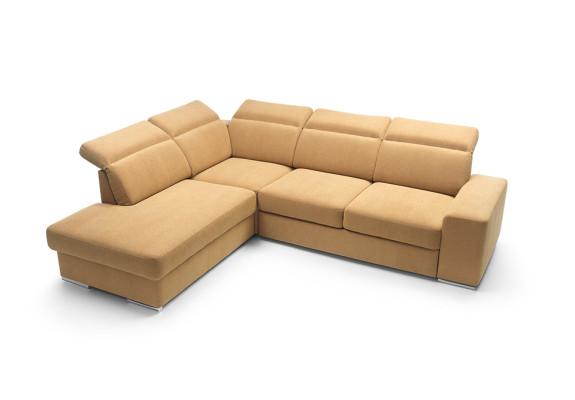 Corner sofa L-shape AVANT Corner sofa with sleeping function Couch Corner sofa Living landscape