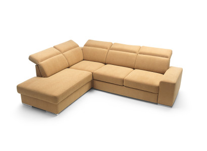 Corner sofa L-shape AVANT Corner sofa with sleeping function Couch Corner sofa Living landscape