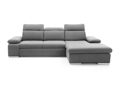 Corner sofa L-shape Gray Corner sofa Corner sofa with bed base Sofa Living landscape Sofas