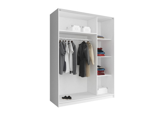 Multipurpose Shelves Wardrobe Shelf Storage Decorative Clothes Cupboards 150cm
