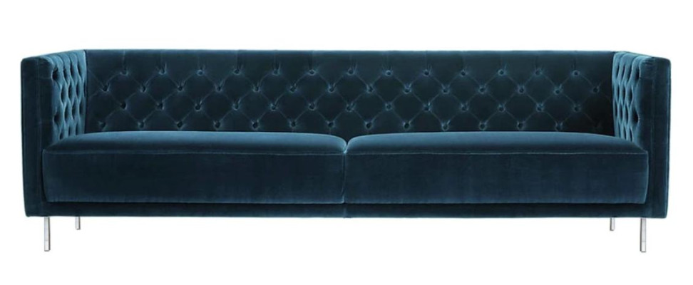 Purple Chesterfield Living room Modern Design Sofa Italian Style Furniture Furniture