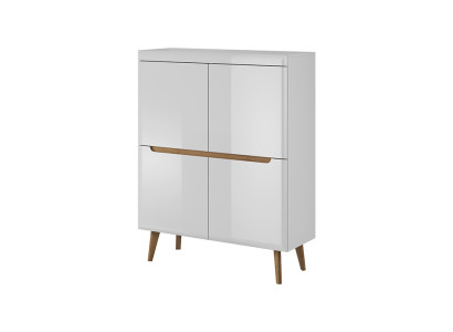 Modern Wood Chest of drawers Sideboard Chests of drawers 107cm XXL Low Boards