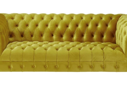 Yellow Three Seater Chesterfield Modern Design Couches Fabric Sofa new Original Furniture