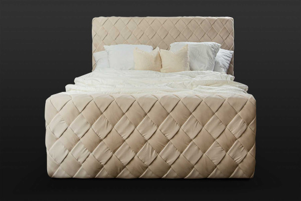 Luxury Beds Modern Bed Frame 180x200 cm Design Bedroom Furniture Headboard