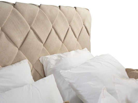 Luxury Bedroom Furniture Beds Modern Bed Frame 160x200 cm Design Headboard