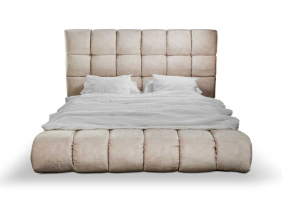 Luxurious Plush Bed in the Bedroom Big handy Designer Bed new Indoor area