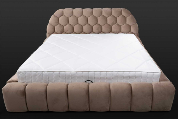 Designer Bed Bedroom Beds Textile Hotel Luxury Upholstery Luxury