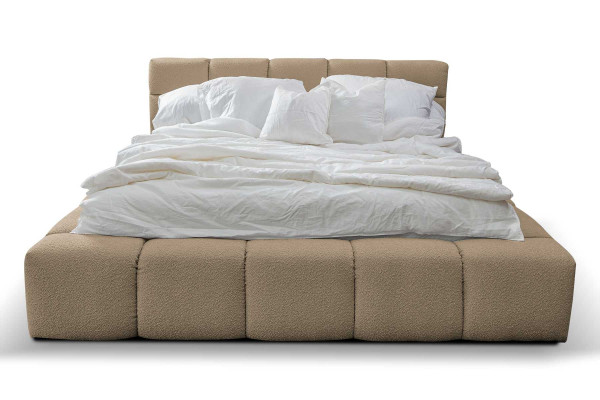 Bedroom Design 180x200cm Beds Double bed Luxury Velvet Textile Bed Double