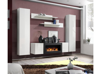 Modern Wall unit Designer Furnishings Wall Shelves Hanging Display case Sideboard new