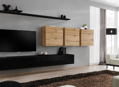 Complete Set 7-piece TV lowboard sideboard Living room furniture Modern Furnishings