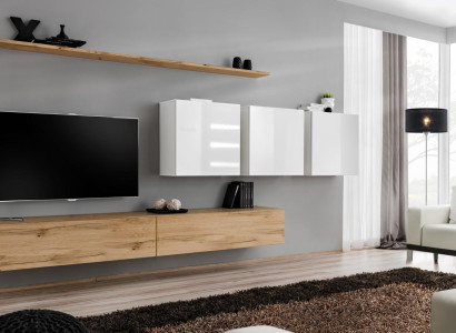 Complete Set Wall unit Modern TV Lowboard Sideboard Furnishings Design Wall Shelf Complete Set Wall unit Modern TV Lowboard Sideboard Furnishings Design Wall Shelf