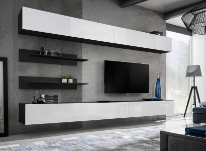 Wall unit Living room Set wall cabinet Living room new wooden furniture