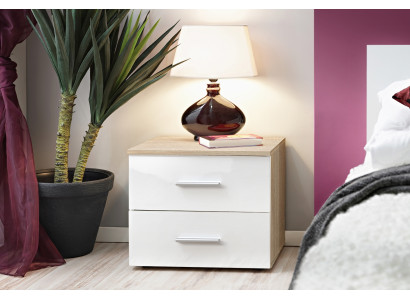Bedroom Designer Beige Bedside table Modern Furnishings Side tables