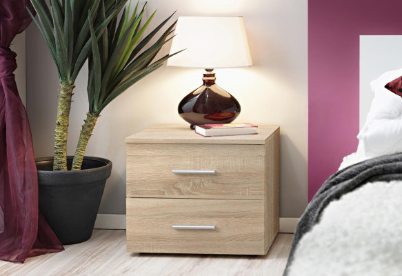 Modern Black Bedroom Bedside table Designer Wood Luxury Side table
