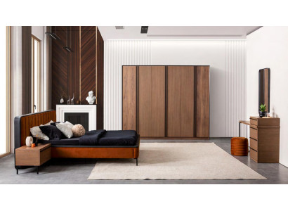 Bedroom Complete's Bed 2x Bedside tables Wardrobe Chest of drawers Mirror