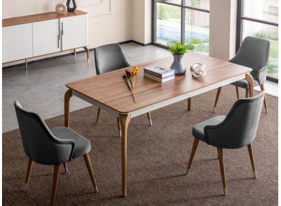 Luxury Dining room Set Dining table 6x Chairs 7 pcs Modern Table Dining set new