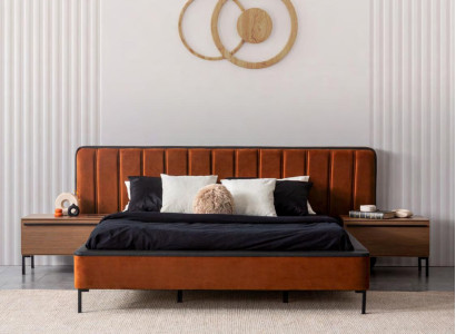 Modern Beds Luxury Orange Sleep Room new Bed Design Luxury Double Hotel