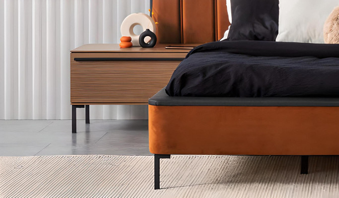 Modern Beds Luxury Orange Sleep Room new Bed Design Luxury Double Hotel