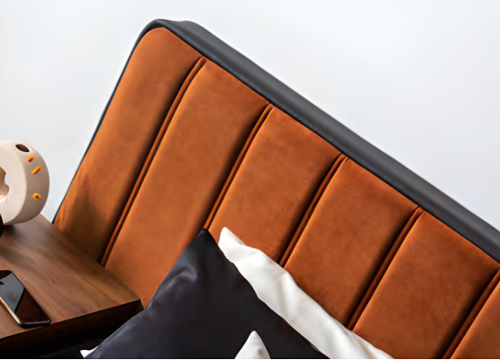Modern Beds Luxury Orange Sleep Room new Bed Design Luxury Double Hotel
