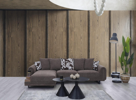 Gray Sofa L-shape Living room Upholstered furniture Corner sofa Modern Furnishings