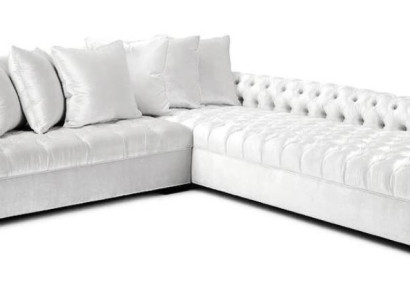 White Corner sofa Sofa Fabric Chesterfield Design Couches Upholstery Sofas Luxury Furniture