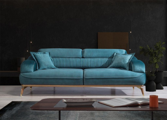 Modern Sofa Three Seater Couch Living room Furnishings Upholstery Seat Luxury Furniture