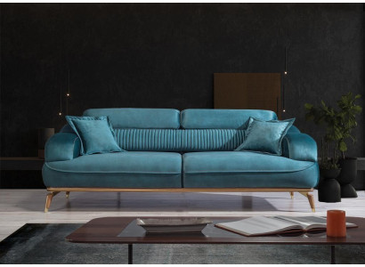 Modern Sofa Three Seater Couch Living room Furnishings Upholstery Seat Luxury Furniture