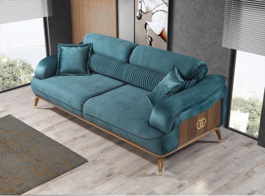 Modern Sofa Three Seater Couch Living room Furnishings Upholstery Seat Luxury Furniture