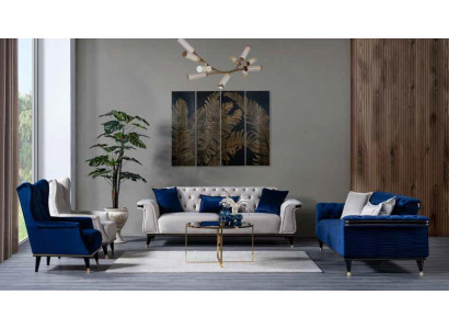 Modern Chesterfield sofa set Luxury couches Noble Chesterfield sofas