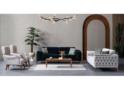 Modern Chesterfield Sofa set Three Seater Two-seater Armchair Seat Set