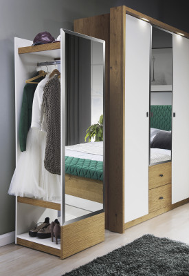 Bedroom Set Bed 2 Bedside Tables Classic s Bed Frame Design Furniture 3-piece