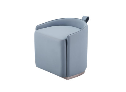 Armchair Leather Stool Luxury Modern Design Living room Furniture Leather