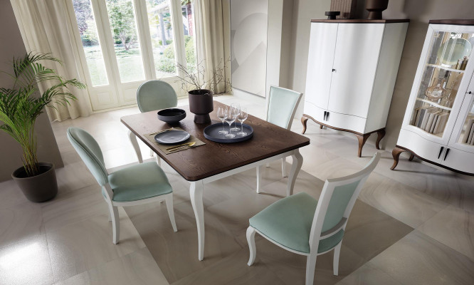 Luxury Designer Dining table Wood Table Extendable 140/330cm Living Dining room Furniture new