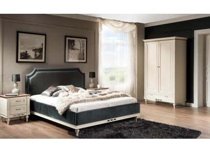 Bed Upholstery Design Luxury Hotel Beds Marriage 140/160cm Sleep Room Double Textile