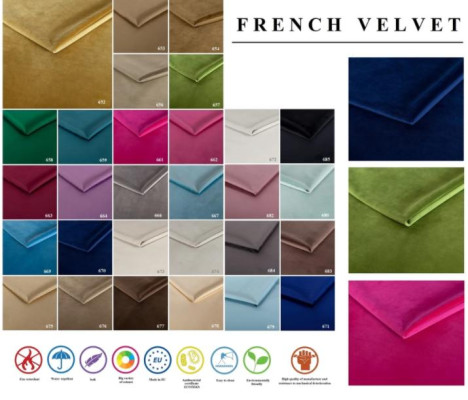 Original Chesterfield Three Seater Modern Design Sofa Green Velvet Furniture Fabric Couch