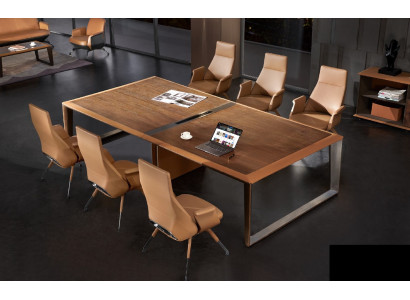 Meeting conference tables design luxury office furniture meeting 7 pieces.