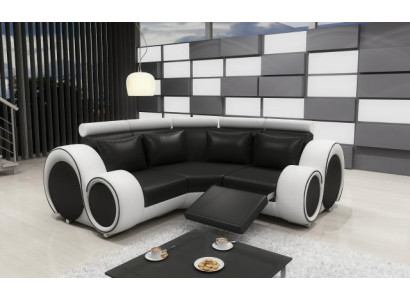 Corner sofa Sofa Couch BERX Upholstery Living landscape Leather Corner Sofas Suite L-shape