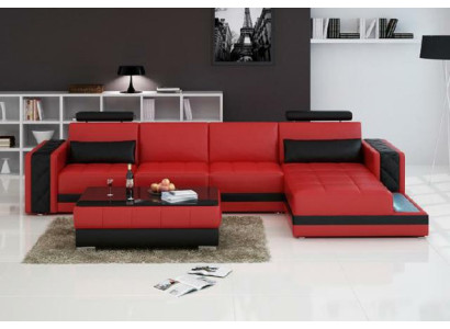 Corner sofa Leather sofa Big XXL U-shape Living landscape Sofa Couch Suite new H2211B